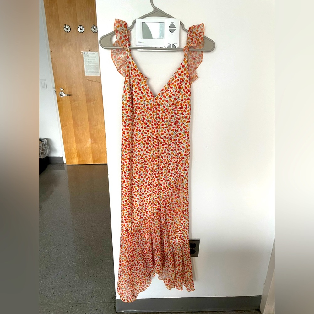 Mid length zara flower dress